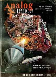 Analog July 1961 Randall Garrett CLIFFORD D SIMAK Chris Anvil JOSEPH TINKER - Foto 1 di 5