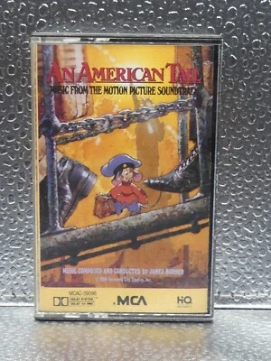 An American Tail Motion Picture Soundtrack James Horner 1986 MCA Cassette Tape Foto 1 de 4