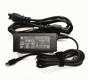 Genuine OEM 45W USB-C Type-C Adapter Charger HP Chromebook 934739-850 L43407-001 - Picture 1 of 6