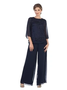 Mother of the Bride Pant Set- 3289EV- NWTags - Picture 1 of 6