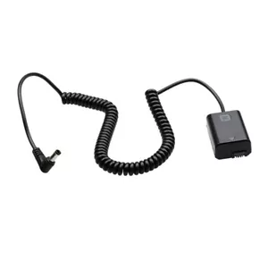 Decoded NP-FW50 Dummy Battery DC Coupler Cable for Sony A7 A7RII A6500 A6400 - Picture 1 of 5