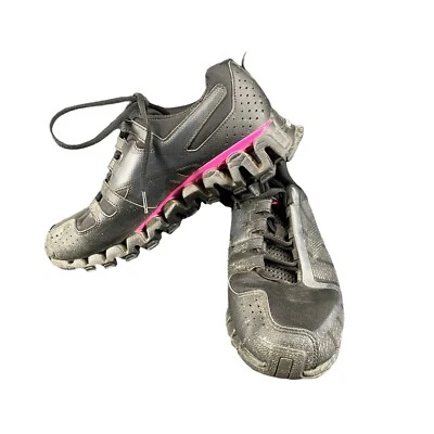 Zapatillas deportivas de entrenamiento para correr Reebok Zigtch para mujer talla 9 negras rosas Foto 1 de 4