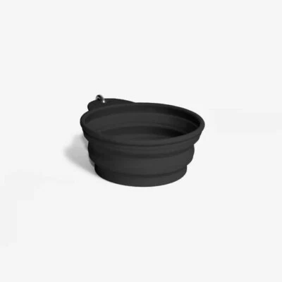 Zee.Dog Black Go Bowl Pequeño Compacto Plegable Perro Cuenco de Viaje Foto 1 de 4