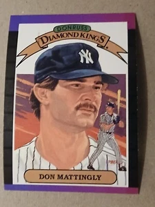 1989 Donruss - Diamond Kings #26 Don Mattingly ( 💥ERROR 💥) Marks By "D" RARE - Picture 1 of 13