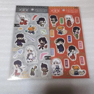 Inuyasha character clear sticker 2 sheet set - Picture 1 of 1