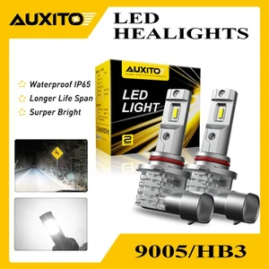 2X AUXITO 9005 LED Fog Light Driving Bulb DRL CSP 4000LM 6500K HID White M4 P - Picture 1 of 14
