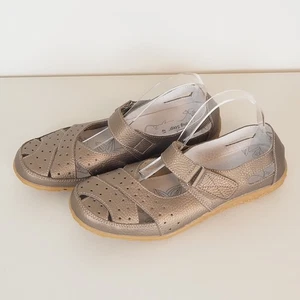 Spring Step Streetwise Mary Jane Damen-Flat EUR 41 US 9,5-10 Bronze Leder - Bild 1 von 10