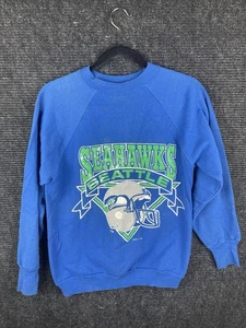 Logo 7 Seattle Seahawks Sweatshirt Vintage Rundhals Herren M - Bild 1 von 8