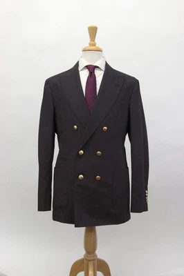 NWT$8200 Brunello Cucinelli Men DB "LeisureFit"2PC Suit W/LogoButton50/40US A258 - Image 1 of 4