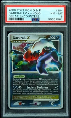 Darkrai LV.X #104 PSA 8 Great Encounters Pokemon Card - Image 1 of 3