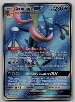 Greninja GX (Full Art) Ultra Rare SM - Forbidden Light 120/131 NM - Image 1 of 2