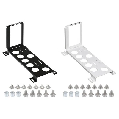 Metal GPU Vertical Mount Bracket For Chassis Fan Mount Enhances PC Case Airflows - Image 1 of 4