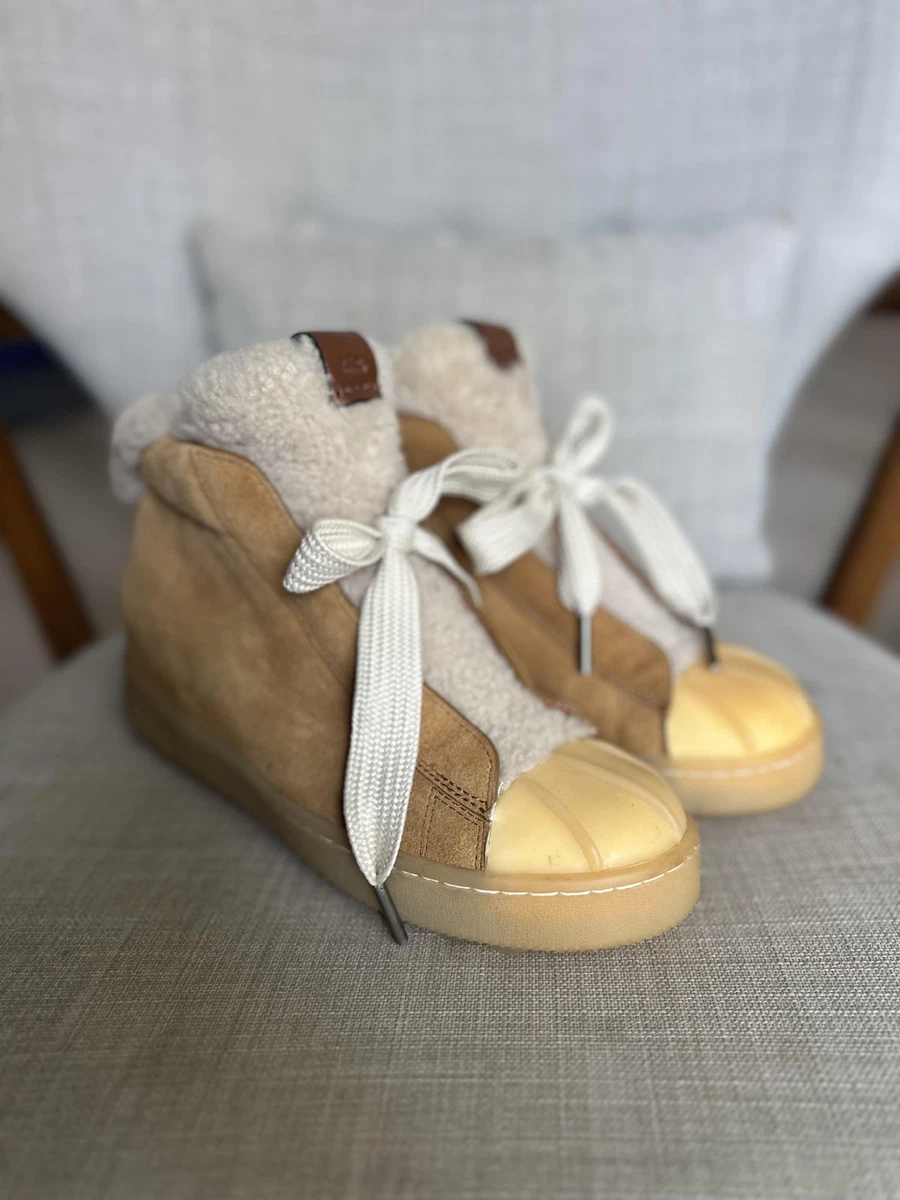 靴 COACH PEMBROKE SHEARLING COACH PEMBROKE SHEARLING Leather Coach Pembroke Sneaker COACH