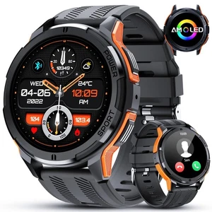 2025 Smart Watch For Men(Answer/Make Call) 1ATM Waterproof Military Sport Watch - Picture 1 of 23