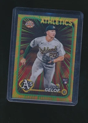 ZACK GELOF 2024 TOPPS CHROME RADIATING ROOKIES RC #RR-3 - Image 1 of 2