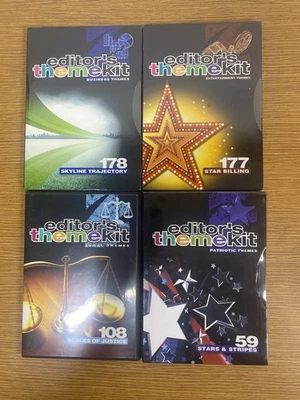 Digital Juice Editor’s Themekits 59, 108, 177, 178-All Rare New Sealed But 108 - Image 1 of 2