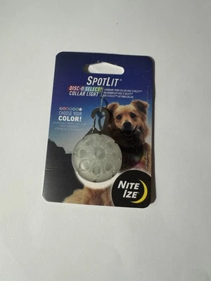 Luz de collar Nite Ize SpotLit® - Disc-O Select™ perro mascota gato visibilidad de seguridad Foto 1 de 2