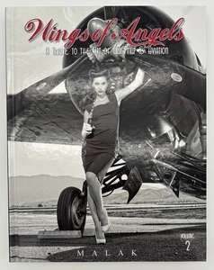 Wings of Angels A Tribute to the Art of WWII Pinup & Aviation by Malak Vol 2 NM - Picture 1 of 6