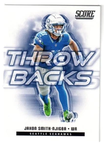 2025 Puntuación #5 JAXON SMITH-NJIGBA 'THROW BACKS' ¡TARJETA INSERTADA! SEAHAWKS - Imagen 1 de 1