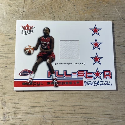 SHERYL SWOOPES 2004 Fleer Ultra WNBA All Star Game Worn Jersey Patch #ed 59/100 - Image 1 of 3