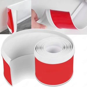 PVC Weichsockelleiste Selbstklebend Abschlussleiste Knickwinkel Sockelleiste 6m - Bild 1 von 21