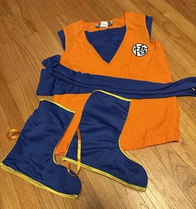 Kids Dragon Ball Z Goku Cosplay Costume Childs XL Dragonball Gohan Shirt Boots - Picture 1 of 6