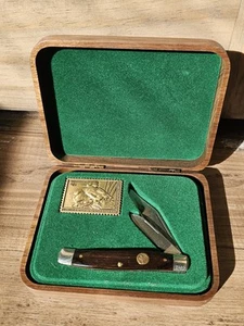 SCHRADE USA FEDERAL DUCK STAMP COMMEMORATIVE KNIFE SET 1994/1995- RARE - Picture 1 of 2