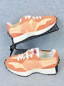 New Balance 327 Sneaker Damen 8 M orange braun Gehen Komfort Lifestyle - Bild 1 von 13