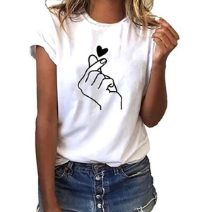 Fashion Women Ladies Casual Leaf Print T shirt Short-Sleeved O-Neck Summer Tops - Picture 1 of 7