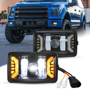 Pair LED Fog Lights Assembly w/ DRL & Turn Signal Kit for Ford F-150 2015-2021 - Picture 1 of 12