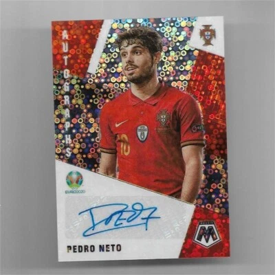 2021 Panini Mosaic UEFA Euro Autograph Auto Card : Pedro Neto - Image 1 of 2