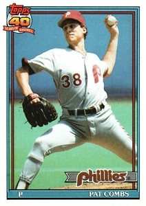 Topps 40 Years of Baseball 1991 Baseball Card 571 Pat Combs Phillies - Bild 1 von 2