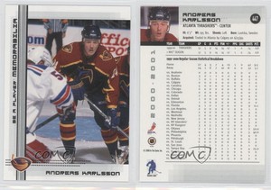 2000-01 ITG Be A Player Memorabilia Andreas Karlsson #447
