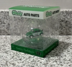 2024 M2 Volkswagen Beetle O'Reilly Auto Parts Christmas Ornament 1:64 Diecast - Picture 1 of 3
