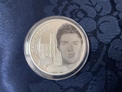 2017 U.D Grandeur CAREY PRICE  1 Troy OZ. .9999. Silver Coin /1000 WITH BOX - Image 1 of 4