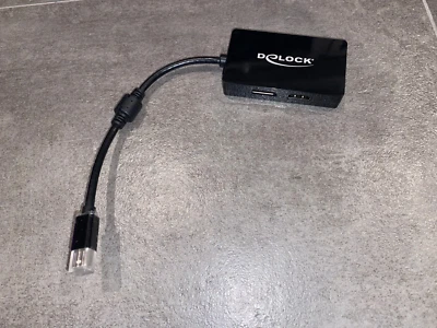 Delock Adapter mini Displayport 1.1 Stecker   Displayport / HDMI / DVI - Bild 1 von 4