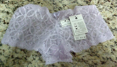 NWT DONNA L'OREN Lilac Purple Low Rise Boy Short Panties S - Image 1 of 2