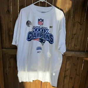 *New* Reebok Super Bowl XXXIX New England Patriots Champions Size XL Locker Room - Picture 1 of 4