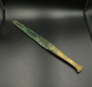 Antique Bronze Weapon Ancient Luristan 6th C. BC Old Dagger Knife Sword 
