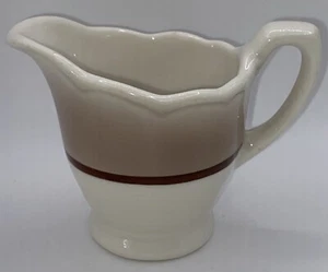 Vtg Syracuse China, Sandalwood, Restaurant Ware 6 Oz Creamer, 3”, 1960’s, MCM - Picture 1 of 5