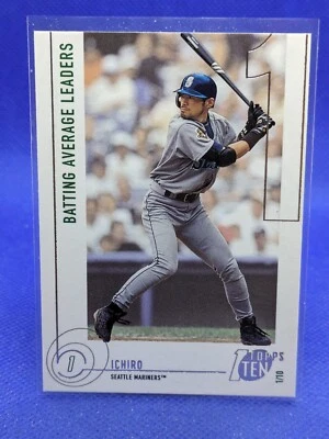 2002 Topps Ten Ichiro Suzuki #52 Seattle Mariners HOF - Image 1 of 2