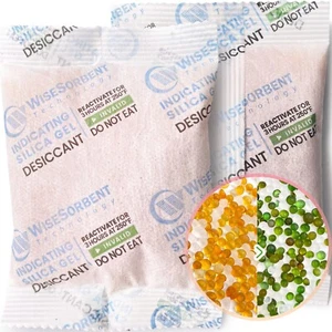 20Pcs 50g Silica Gel Packets, Desiccant Packs, Moisture Absorber Dehumidifier - Picture 1 of 9