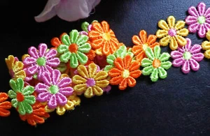 1-inch-wide daisy trim color as pictured 1.26yard+33inch (2 pieces) - Picture 1 of 1