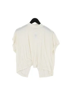 Monki Women's Top XS White Polyester with Viscose Basic - Picture 1 of 7