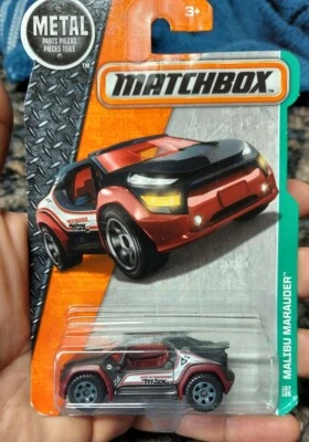 Matchbox 2016 MBX Explorer Diecast MALIBU MARAUDER Car Toy  New in Pkg C102  - Image 1 of 3