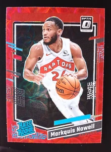 Markquis Nowell 2023-24 Panini Optic RED Scope Prizm RC #236 Toronto Raptors - Bild 1 von 2