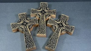 Keltenkreuze aus Holz geschnitzt - Bild 1 von 7
