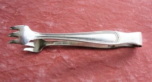 ELEGANT Silver Plate Sugar Tongs,Sugar Nips, Oneida Hotelware Silver,Cube Sugar - Bild 1 von 1