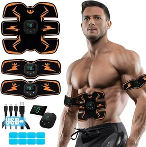 Smart EMS Wireless Muscle Stimulator Fitness Trainer Abdominal Training Electric - Picture 1 of 18