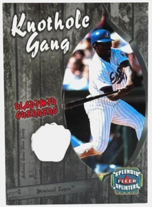 2003 FLAIR Splendid Splinters Knothole Gang Game Used - Vladimir Guerrero (HOF) - Picture 1 of 3